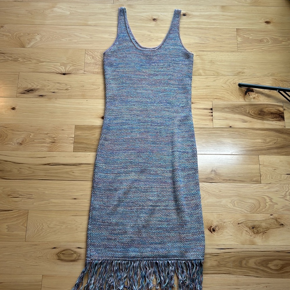 Future Collective Alani Noelle Knit 100% Cotton Dress | Size Large